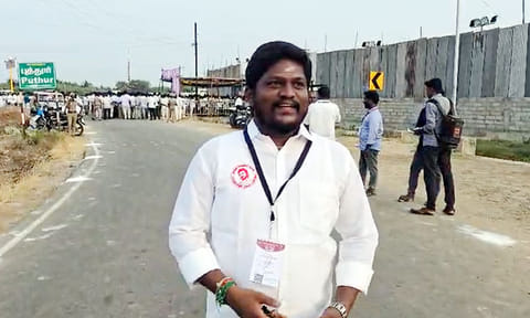 நாகை: விஜய் முகம் பொறித்த சட்டை அணிந்து வந்த தவெக முகவர் வெளியேற்றம்