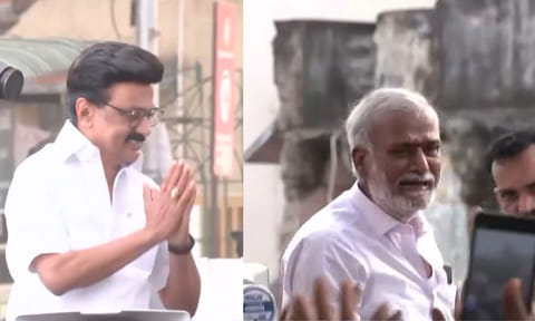கொளத்தூரில் நன்றி கூறிய மு.க.ஸ்டாலின்..கண்ணீர் விட்ட தொண்டர்கள் 