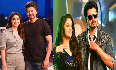 புதிய அத்தியாயத்தை தொடங்கும் விஜய்க்கு  நடிகை கீர்த்தி சுரேஷ் வாழ்த்து