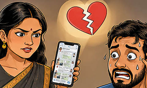 இன்ஸ்டாவில் பழகி கணவரை பழிவாங்கிய மனைவி..ஆசை வலையால் வீழ்ந்தார்..!