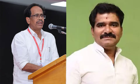 இந்திய கம்யூனிஸ்ட் அலுவலகத்திற்கு செல்லும் சிடிஆர்.நிர்மல்குமார்!