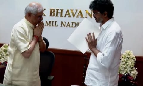 தவெக தலைவர் விஜய் ஆட்சி அமைக்க கவர்னர் அழைப்பு: 13 ஆம் தேதிக்குள் பெரும்பான்மையை நிரூபிக்க உத்தரவு