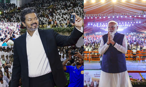 முதல்-அமைச்சர் விஜய்யை தொலைபேசியில் தொடர்பு கொண்டு வாழ்த்து தெரிவித்த பிரதமர் மோடி

