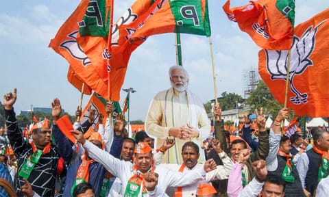 மோடி பிரதமரான பிறகு 9 மாநிலங்களில் முதல்முறையாக பா.ஜனதா ஆட்சி