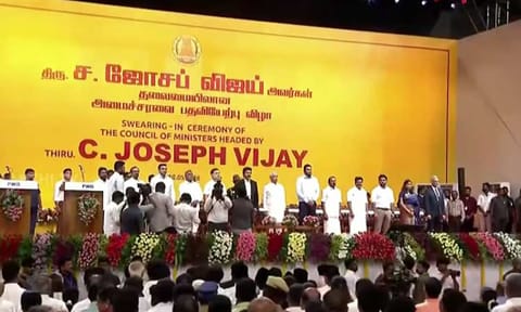 3-வது இடத்தில் தமிழ்த்தாய் வாழ்த்து; அன்றைய தி.மு.க. அரசு ஏற்றுக்கொள்ளவில்லை - வி.சி.க. 