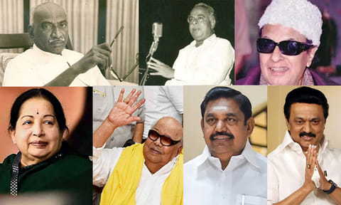 தமிழகத்தை இதுவரை ஆண்ட முதல்-அமைச்சர்கள், பதவிக்காலம்... - சுவாரசிய தகவல்