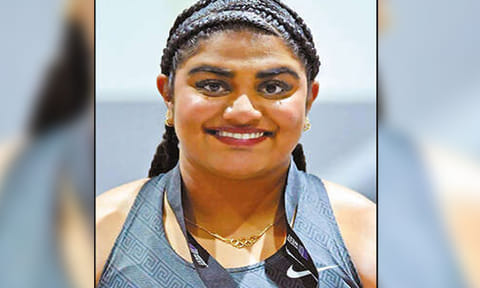 இந்தியன் தடகள சீரிஸ்: குண்டு எறிதலில் தமிழக வீராங்கனை தங்கம் வென்றார்