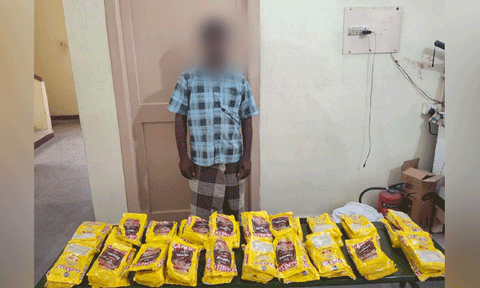 பெட்டிக்கடையில் 9 கிலோ தடை செய்த புகையிலை பொருட்கள் வைத்திருந்தவர் கைது