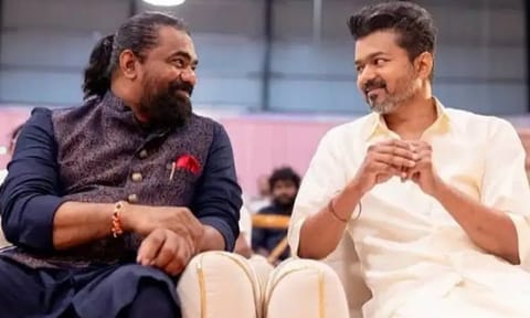 முதல் அமைச்சர்  விஜயுடன் ஜனநாயகன் பட தயாரிப்பாளர் வெங்கட்நாராயணன் சந்திப்பு