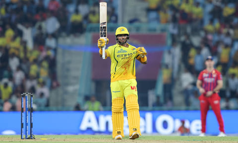 கார்த்திக் சர்மா அதிரடி: லக்னோ அணிக்கு 188 ரன்கள் இலக்கு நிர்ணயித்த சென்னை அணி