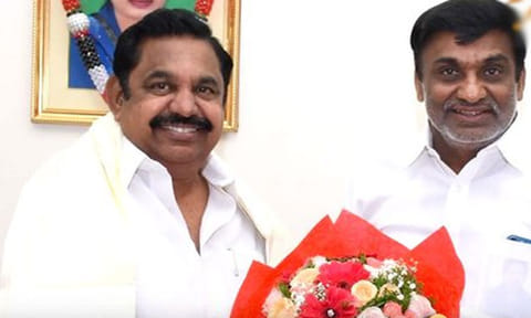 எஸ்.பி.வேலுமணி அணியில் இருந்து எடப்பாடி பழனிசாமி அணிக்கு தாவிய கே.சி.வீரமணி