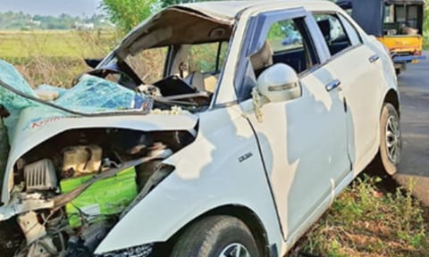 பிறந்தநாள் கொண்டாடி திரும்பிய ரவுடி உள்பட 2 பேர் பலி