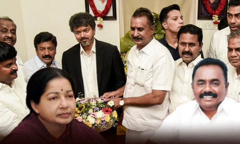 ஜெயலலிதா இருந்திருந்தால் விஜய்க்கு பூங்கொத்து கொடுத்தவர்களை அடுத்த நிமிடமே கட்சியில் இருந்து தூக்கி இருப்பார் -  அதிமுக முன்னாள் எம்.பி., சிவசாமி