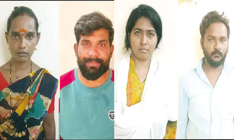 'ஹனிடிராப்' முறையில் வாலிபர்களை குறிவைத்து நகை, பணம் பறித்த கும்பல்: 5 பேர் அதிரடி கைது