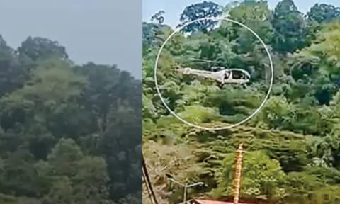 சபரிமலை கோவிலுக்கு மேலே தாழ்வாக பறந்த ஹெலிகாப்டர்: விசாரணையில் பரபரப்பு தகவல் அம்பலம்