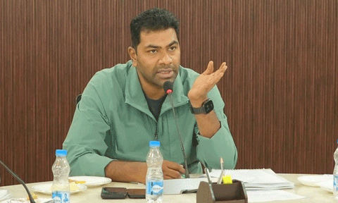 ஆதவ் அர்ஜுனா தலைமையில் ஆய்வுக் கூட்டம்