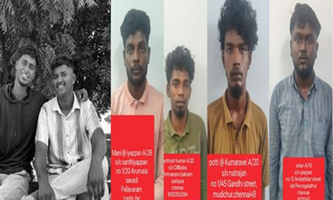 வீடு புகுந்து கானா பாடகர்கள் 2 பேர் கொலை செய்யப்பட்ட வழக்கு: 2 சிறுவர்கள் உட்பட 7 பேர் கைது