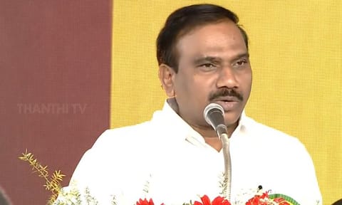 ’என் வீட்டு தென்னை எதிர் வீட்டிற்கு இளநீர் தந்தால்’ திமுக எம்பி ஆ.ராசா பரபரப்பு பதிவு