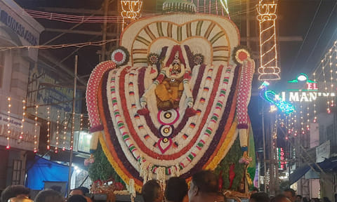 கன்னியாகுமரி பகவதி அம்மன் கோவிலில் வைகாசி விசாக திருவிழா.. அன்ன வாகனத்தில் அம்மன் வீதிஉலா
