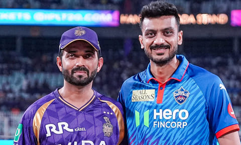 டெல்லி அணிக்கு எதிராக கொல்கத்தா பந்துவீச்சு தேர்வு