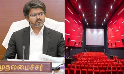 திரையரங்குகளில் வார விடுமுறை, பொது விடுமுறை நாட்களில் 5 காட்சிகளுக்கு அனுமதி - முதல்- அமைச்சர் விஜய் உத்தரவு