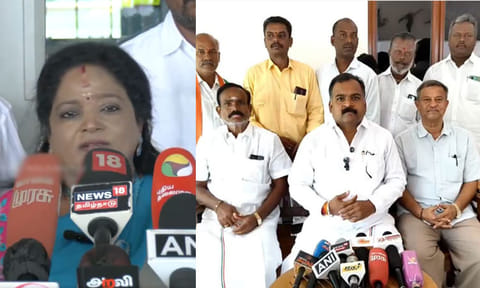 அதிமுக - திமுக இணைந்து பதவிக்கு வர பாஜக உதவியா?  மாணிக்கம் தாகூருக்கு தமிழிசை கண்டனம்