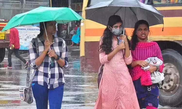 13 மாவட்டங்களில் இரவு 7 மணி வரை மழைக்கு வாய்ப்பு