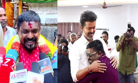 ‘நான் பாடவில்லை... முருகப்பெருமான் என்னை பாட வைத்தார்’ - த.வெ.க. நிகழ்ச்சியில் பாடியது குறித்து வேல்முருகன்