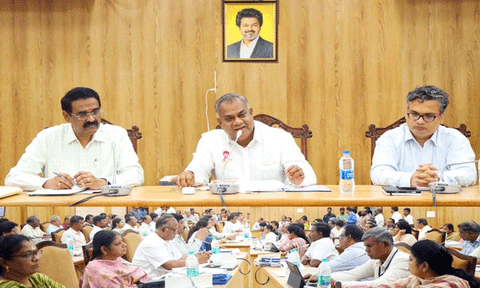 ஊரக வளர்ச்சி மற்றும் நீர்வளத்துறை அமைச்சர்  என். ஆனந்த்