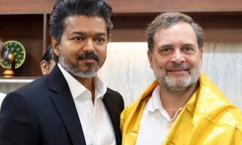 விஜய் - ராகுல் காந்தி
