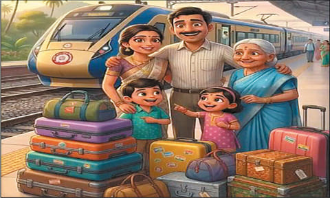 பயணிகள் கவனத்திற்கு... ரெயிலில் பயணம் செய்வோர் எவ்வளவு உடைமைகள் கொண்டு செல்லலாம்...?