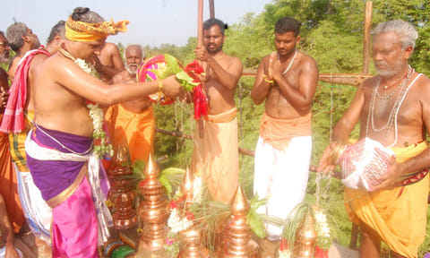 மதுரை மாவட்டம் பாறைப்பட்டி கோவில் கும்பாபிஷேகம்