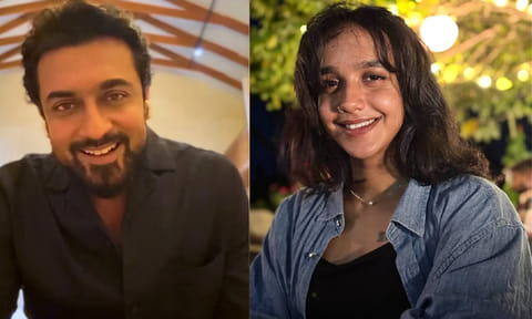 கருப்புக்கு முன்... சூர்யாவுடனான மறக்கமுடியாத தருணத்தை நினைவு கூர்ந்த அனகா 
