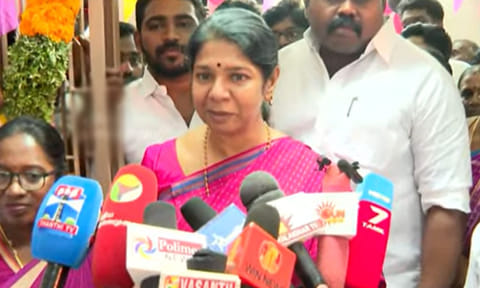 ஆட்சிக்கு வந்த பிறகும் திமுகவை குறை சொல்கிறார் விஜய் - கனிமொழி எம்.பி.