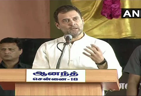 தமிழக மக்களின் மகிழ்ச்சியையும், வலிமையையும் தன்னுடையதாக கருதியவர் கருணாநிதி - ராகுல் காந்தி