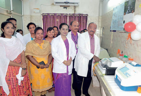 அரசு ஆஸ்பத்திரியில் தைராய்டு பரிசோதனைக்கு ரூ.2 லட்சம் செலவில் புதிய கருவி