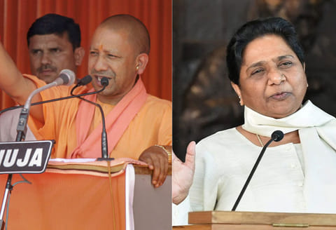 தேர்தல் நடத்தை விதி மீறல்: யோகி ஆதித்யநாத், மாயாவதிக்கு தேர்தல் ஆணையம் நோட்டீஸ்