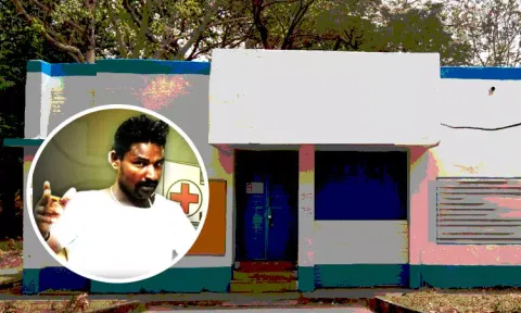 விடுதிக்குள் நிர்வாணமாக புகுந்து செவிலியரின் கன்னத்தை கடித்த போதை ஆசாமி