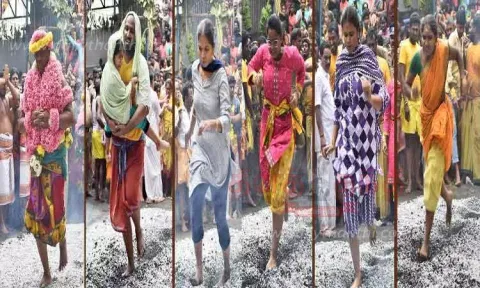 ஈரோடு கருங்கல்பாளையம் சின்னமாரியம்மன் -பெரியமாரியம்மன் கோவில் குண்டம் விழா