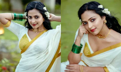 கோவிலுக்குள் செல்ல நடிகை அமலா பாலுக்கு அனுமதி மறுப்பு...! 2023-ம் ஆண்டிலும் இந்த நிலையா வருத்தம்...!