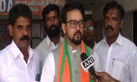 'ஜனநாயகத்தை மீறுபவர்கள் தற்போது பாதிக்கப்பட்டவர்கள் போல் நடிக்கிறார்கள்' - மத்திய மந்திரி அனுராக் தாக்கூர்