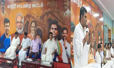 காட்டாங்கொளத்தூரில் பா.ஜ.க. இளைஞரணி சார்பில் மாதிரி நாடாளுமன்றம், சட்டமன்ற கூட்டம்