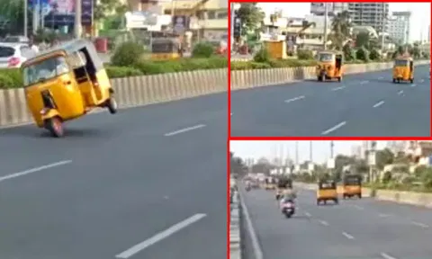 வண்டலூர் - மீஞ்சூர் வெளிவட்ட சாலையில் ஆட்டோ ரேஸ் - 4 பேர் கைது