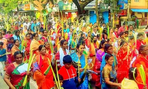 குருத்தோலை ஞாயிறு பவனி