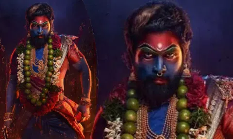 புலியே இரண்டடி பின்னால் வச்சா புஷ்பா வந்துட்டான்னு அர்த்தம்...! புஷ்பா-2 புதிய போஸ்டர்