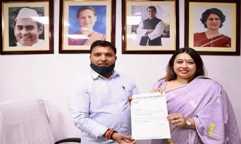இந்திய இளைஞர் காங்கிரஸ் தலைவர் மீது அசாம் மகளிரணி தலைவி பரபரப்பு குற்றச்சாட்டு