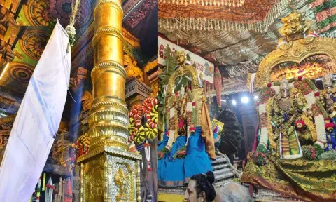மதுரை மீனாட்சியம்மன் கோவில் சித்திரை திருவிழா கொடியேற்றத்துடன் தொடங்கியது..!