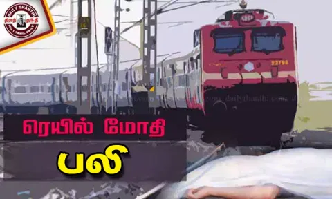 தண்டவாளத்தை கடக்க முயன்ற போது ரெயில் மோதி முதியவர் பலி