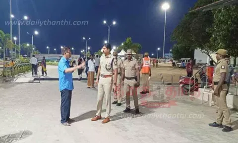 போலீஸ் சூப்பிரண்டு பாலாஜி சரவணன் திடீர் வாகன தணிக்கை