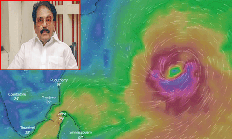 புயல் எதிரொலி: மீனவர்கள் கடலுக்குள் செல்லவேண்டாம்... அமைச்சர் எச்சரிக்கை
